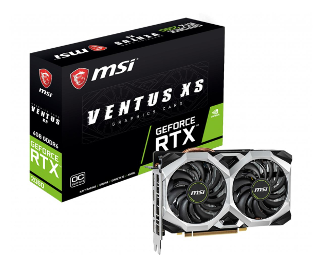 MSI GeForce RTX 2060 VENTUS XS OC 6GB GDDR6 - 492342 - zdjęcie